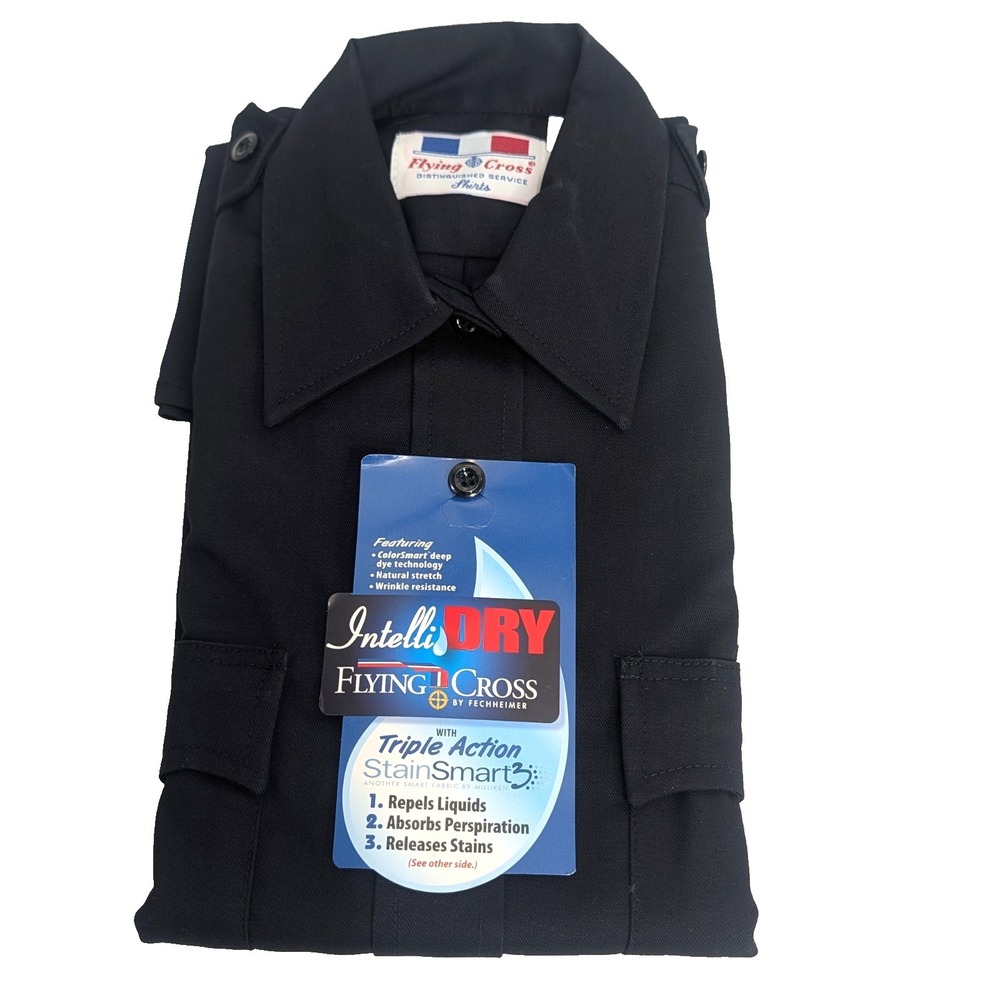 Flying Cross Womens' Distinguished service short sleeve Uniform shirt - SMALL